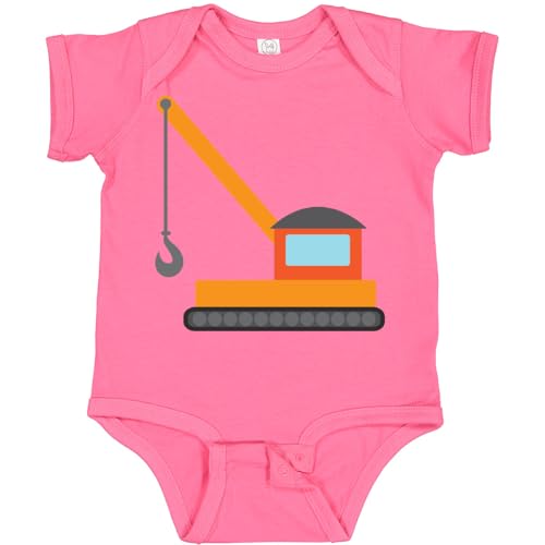 Image of inktastic Kids Construction Crane Baby Bodysuit