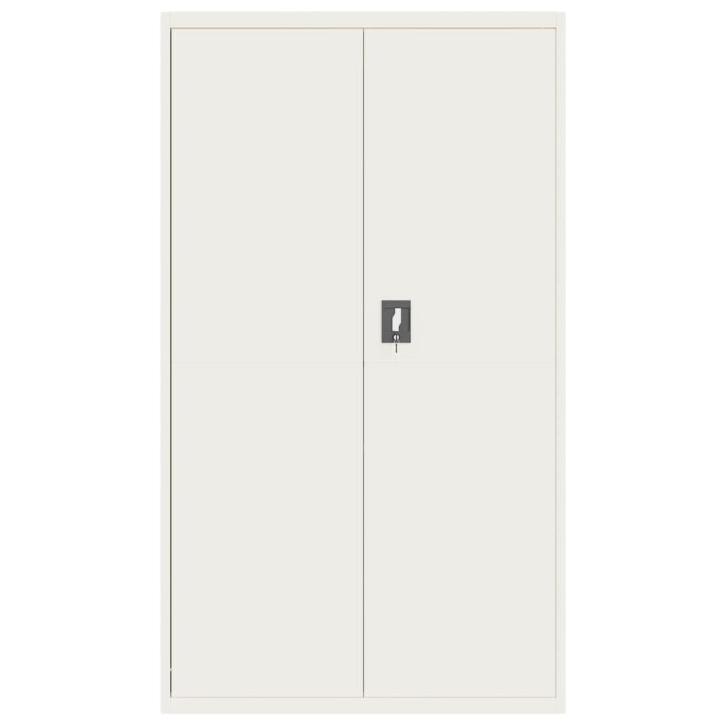 vidaXL Armario archivador de Acero Blanco 105x40x180 cm, archivador, Unidad de Almacenamiento, gabinete de Almacenamiento de Oficina