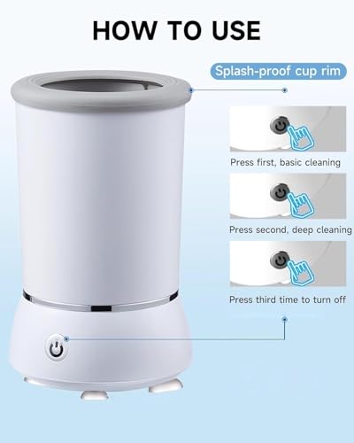 Image of Automatic Dog Paw Cleaner for Dogs,Electric Dog Foot Paw Washer Cup and Massager,2 Speeds for Thorough Cleaning and USB Rechargeable,Pet Paw Feet Cleaner for Small Medium Dogs Cats (Blue)