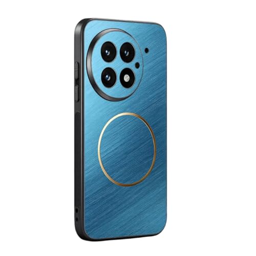 Image of MILLION CASES Back Cover Case for OnePlus 12 Shockproof Protective Royal Fusion Frame Mag-Safe TPU Case for Men & Boys(Brilliant Blue)