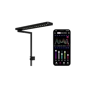 APP Programmable Control LED Aquarium Light Solo 20W, Timer Sunrise Sunset Full Spectrum Fish Freshwater Aquascaping Shrimp Planted Fish Mini Nano Tank