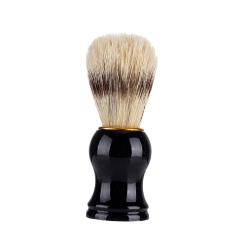 OSOLADY 1pc Men's Beard Brush Bristle Shaving Brush Catcher for Black Men Professional Styling Tool