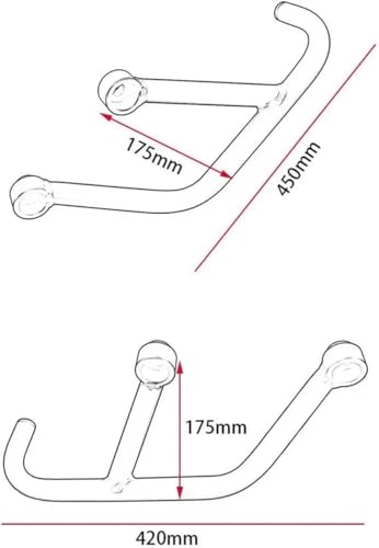 Pare-chocs de moto MT-03 MT-25 2015 2016 2017 crash bar cadre - 2