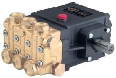 General Pump 9.802-358.0 Pressure Washer Pump, Triplex, 3.5 GPM@1500 PSI, 1450 RPM, 24mm Solid Shaft