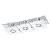 Produktbild EGLO RONCATO Deckenleuchte, Glas, GU10, 3 W, Transparent