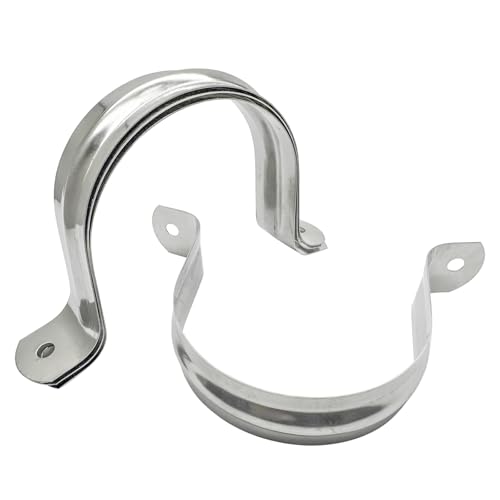 Pack De 2 Colliers De Serrage Inox - 250 Mm - Pour Tuyaux Et Câbles - Faciles à Installer