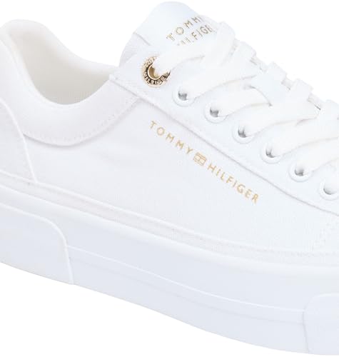 Miniatura 5 de Tommy Hilfiger TH Foxing Platform Canvas Fw0fw09480, Parte Superior Baja Mujer