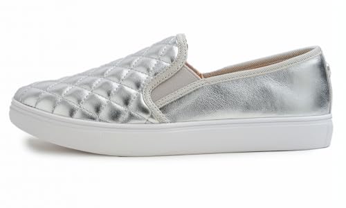 Image of FEVERSOLE Women's Casual Slip On Sneaker Comfort Quilted Loafer Flats