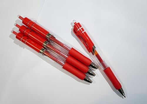 K35 Bolígrafos de Gel, 12 Piezas, Tinta Roja miniatura 3