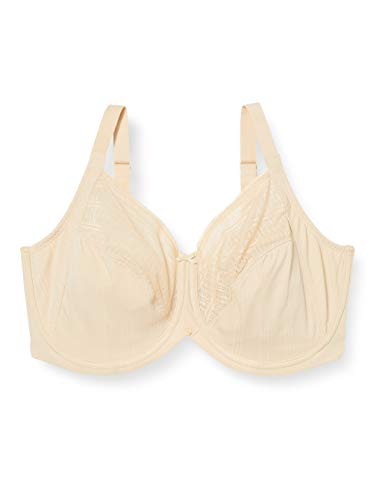 Lilyette womens Enchantment Lace Minimizer Underwire Bra, Latte Lift/Ivory, 38DDD