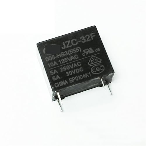 Relais de puissance HF32F JZC-32F subminiature 4 broches 5V