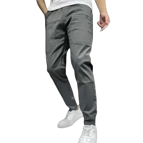 Vogany Cargo Pants, Men's High-Stretch Multi-Pocket Overalls, Men Comfortable Cargo Pants with Great Storage Capacity