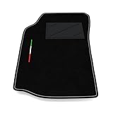 PROTECTION : Seuil de seuil en caoutchouc résistant électrosoudé sur le tapis conducteur, positionné en correspondance avec les pédales pour renforcer les zones les plus sujettes à l'usure.