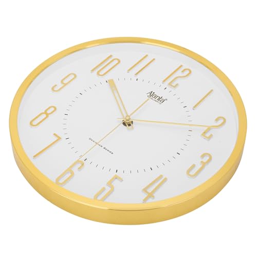 Image of Ajanta Clock Wall Clock for Home and Offices Silent Sweep Movement 12 Inches Wall Clock Wall Watch (White 30 x 30 x 4 cm)