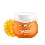 Dot & Key Mango Detan Tan Removal Clay Mask | Clay Mask for Face with Glycolic & Lactic | Great for All Skin Types | Fresh Juicy Mango Fragrance | 70gm