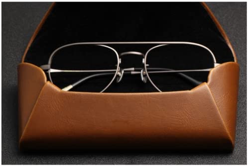 Image of Eyeglass Case Hard Shell, Portable Sunglass Case, fashionable PU Leather Eyeglass Case, Lightweight