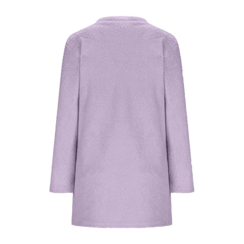 Fleece Sweatshirts for Girls Fall Outfits 2025 Oversized Long Sleeve Crewneck Winter Warm Fuzzy Pullover Cute Sweater4