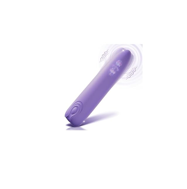 Womens Sex Toys Bullet Vibrators - Mini Finger Vibrator Wand with 9 Strong Vibrations Liquid Silicone Waterproof Quiet