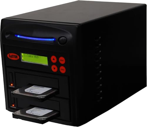 Image of Systor 1:1 HDD /SSD Hard Drive Duplicator - up to 9GB /Min - SYS201HS-DP | Supports 2.5 inch Solid State Drives & 3.5 inch SATA Hard Drives, Standalone Duplicator, Eraser & Sanitizer, 150MB /Sec Drive Copy