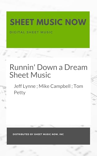 Runnin' Down a Dream Sheet Music (English Edition)