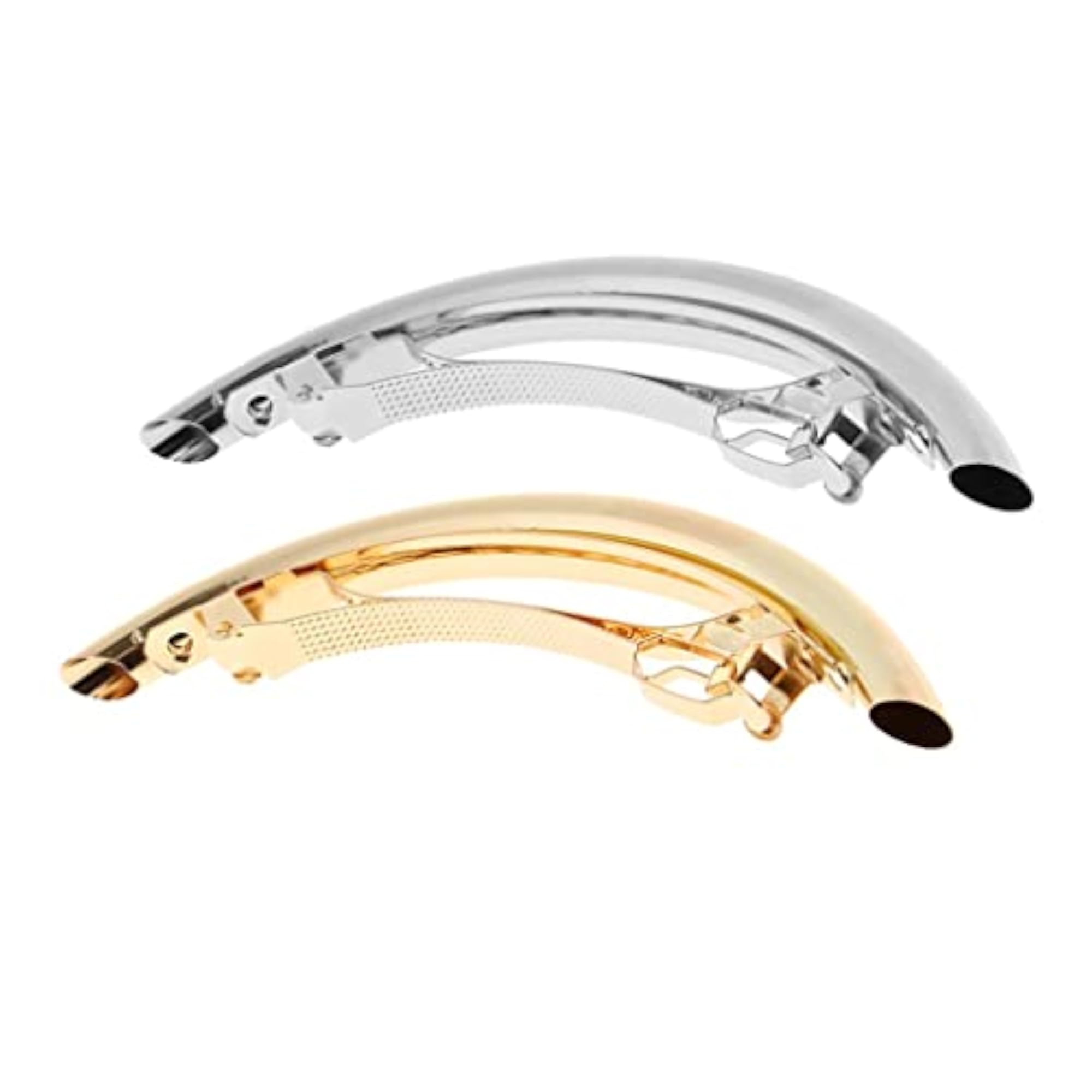 Automatic Tube French Barrette Hair Clip Pin