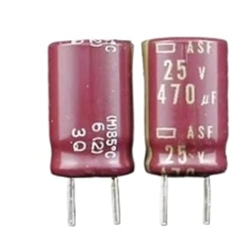 Condensateurs 25V 470UF en aluminium de haute précision pour modules Audio en lot de 10 pièces