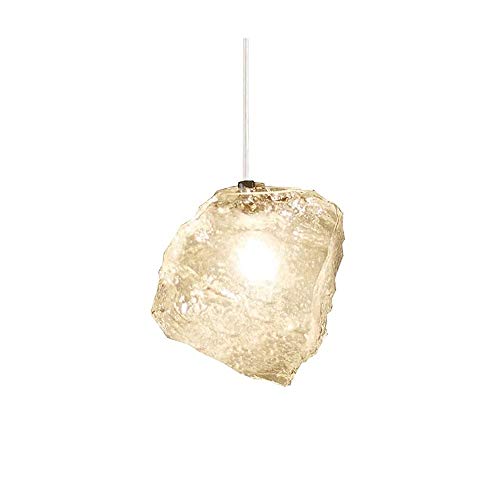 Plafonnier LED Ice Lustre en fer forgé et verre de 15cm pour chambre d'hôtel