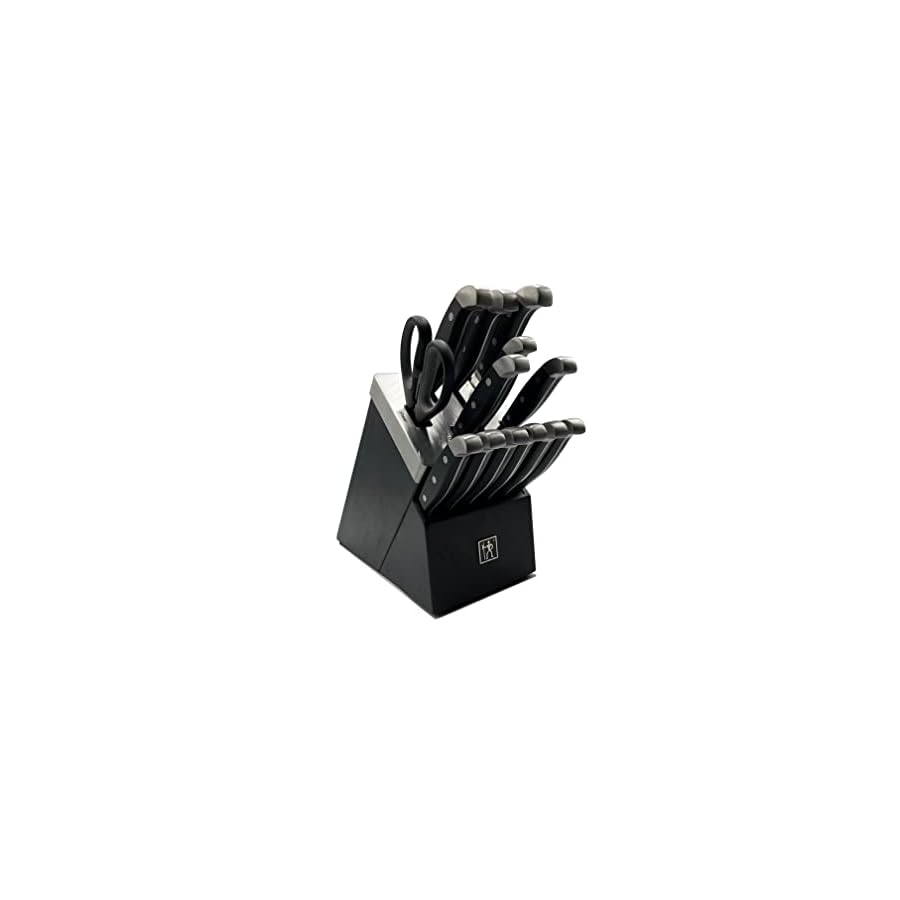 Henckels-International-Statement-14-pc-Self-Sharpening-Knife-Block-Set-6-Steak-Knives-Paring-Knife-Santoku-Knife-Bread-Knife-Chefs-Knife-More Henckels International Statement 14-pc Self-Sharpening Knife Block Set | 6 Steak Knives, Paring Knife, Santoku Knife, Bread Knife, Chef’s Knife, & More