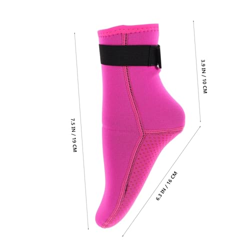 KICHOUSE Neoprene Diving Socks for Adults Non Slip for Swimming Snorkeling Surfing Beach and Water Sports XXS Recommended