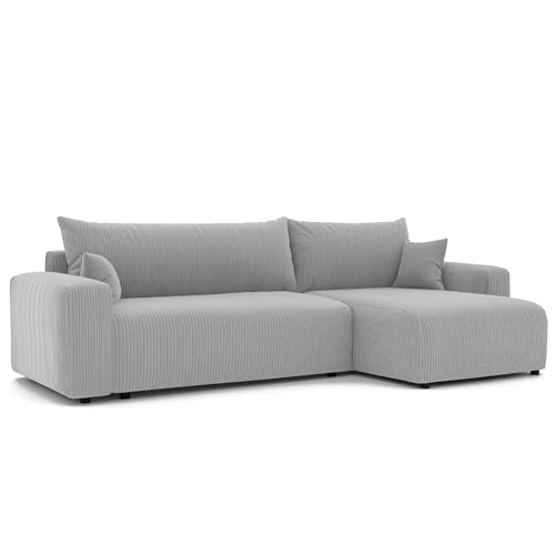 GREKPOL Sofa mit Schlaffunktion 278x145 Sofa 3 Sitzer XL - Ecksofa mit Schlaffunktion und Bettkasten - Schlafsofa mit Bettkasten - Wohnzimmer Couch – Bild 7