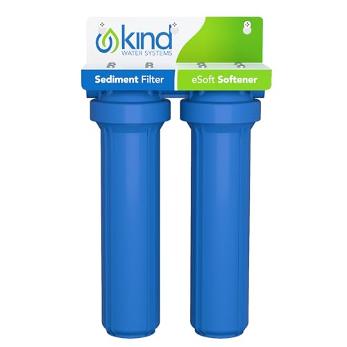 Kind Water Systems - Whole House Salt Free Water Softener Alternative - Filters Dirt, Sand, and Debris - Protects Plumbing and Appliances from Hard Water Scale - Easy Installation - Zero Water Waste