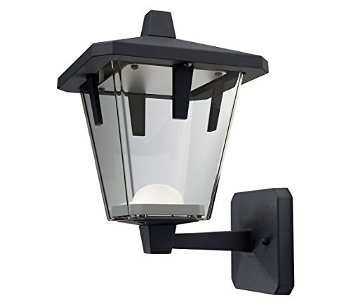 OSRAM 4058075032323 A++ to A LED Wand-Außenleuchte, Endura Style Lantern Classic Up, 3000K, Aluminium, 10 W, warmweiß, 21.6 x 18 x 28.9 cm