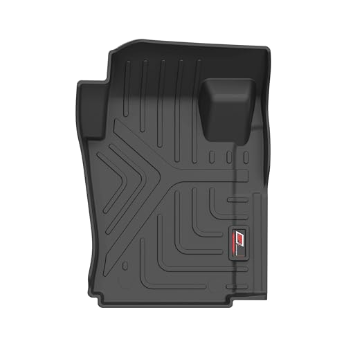Image of GFX TPV Premium 3D Life Long Car Floor Mats Compatible with Scorpio Classic (2022) Onwards (Manual), Black