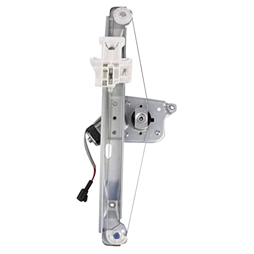 Image of TRQ Rear Right Power Window Regulator & Motor Assembly Passenger Side Compatible with 2008-2012 Chevrolet Malibu 2007-2009 Saturn Aura