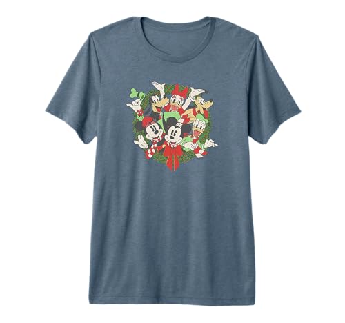 T-shirt Mickey and Friends Noël t-shirt de fête Disney