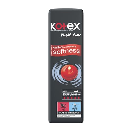 Kotex Maxi Night Time Sanitary Towels 4x10 Pack