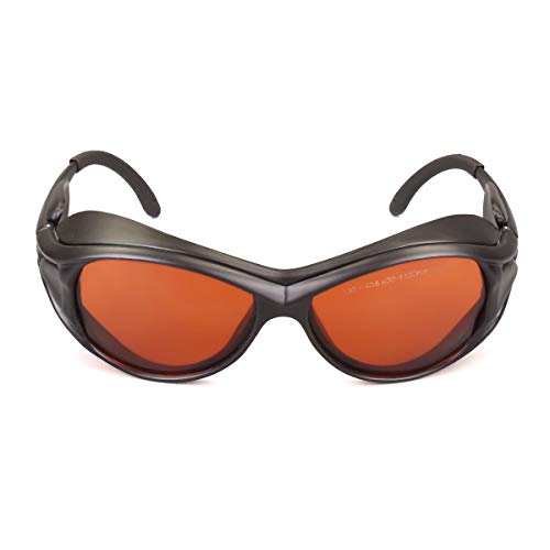 OD 6+ 190nm-550nm / 800nm-1100nm Wavelength Professional Laser Safety Glasses for 405nm, 450nm