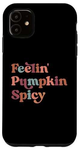 Carcasa para iPhone 11 Feelin Pumpkin Spicy Book Reading Bookish Fall Pumpkin Spice