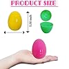 GIFTEXPRESS Plastic Bright Easter Egg Assortment 50 Pcs Perfect for Easter Egg Hunt/Surprise Egg/Easter Hunt #2