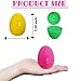 GIFTEXPRESS Plastic Bright Easter Egg Assortment 50 Pcs Perfect for Easter Egg Hunt/Surprise Egg/Easter Hunt