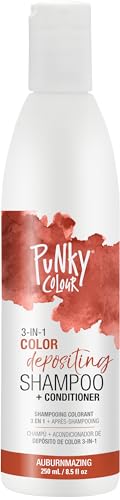 Punky Colour 3-in-1 Color Depositing Hair Cleanser & Conditioner, 8.5 fl oz. (AuburnAmazing)