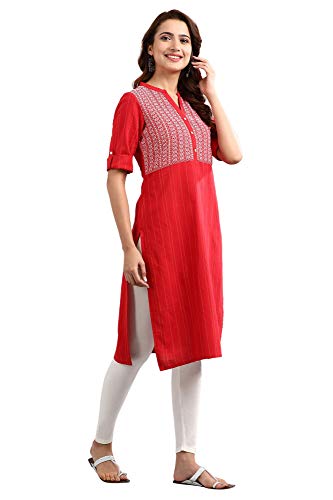 Image of Aurelia Women's Cotton Straight Kurta