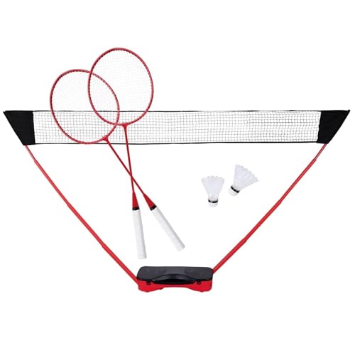 Donnay Badminton Set Mit Netz - Komplettes Federball Set Für 2 Personen - Inkl. Badminton...