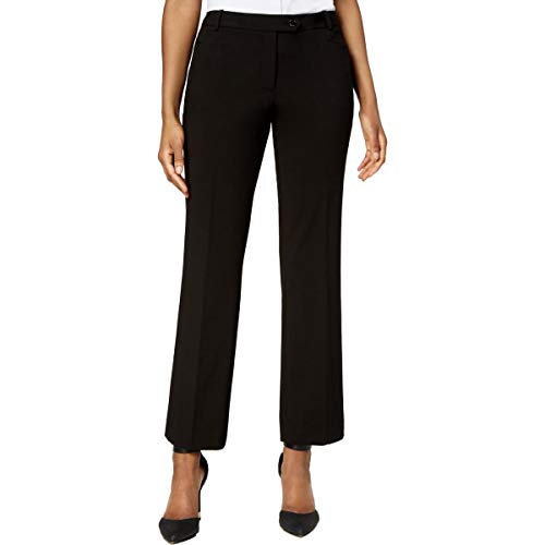 Calvin Klein Womens Cropped Modern Fit Dress Pants Black 122