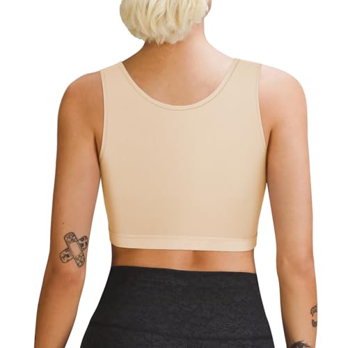 Image of GCTBL Chest Binder for Transgender Half FTM Binder Trans Breathable Compression Bra