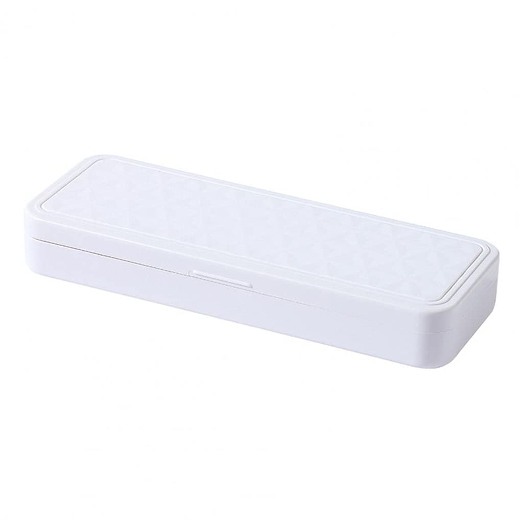Estuche de papelería portátil de Doble Capa - Caja de lápices de plástico para Estudiantes - Organice Sus bolígrafos con estiloWit