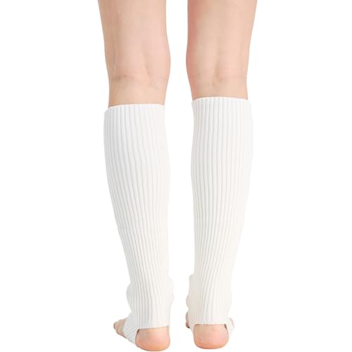 Image of Nanxson Knit Ribbed LegWarmer Women Knit Calf Accessories Leg Sleeves | Solid Neon Boot Socks,Y2K 80s Women's Lolita LegWarmer,Sports Party Yoga Dance Accessories,Winter Ankle Heap Kawaii Sock
