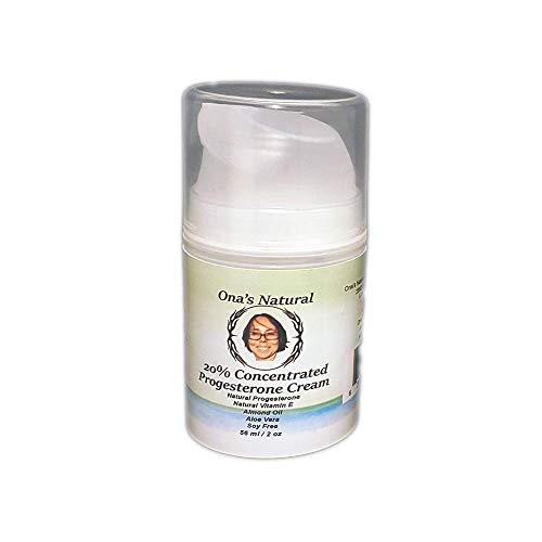 Ona's 20% Progesterone Cream 2 oz Pump - Almond Oil Based