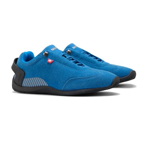 Image of LUDIC Motorsport Men's Sneaker | Premium Suede Low-Profile Driving Shoe | Racetrack Engraved Outsole
