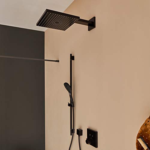 hansgrohe Raindance Select S Hand Shower 120 with 3 water-saving sprays (EcoSmart), matt black, 26531670